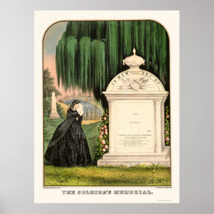 Soldier's Memorial by 1863 Poster