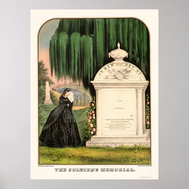 Soldier's Memorial by  1863 Poster (Front)