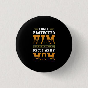 Soldiers Mum Proud Army Mum 3 Cm Round Badge