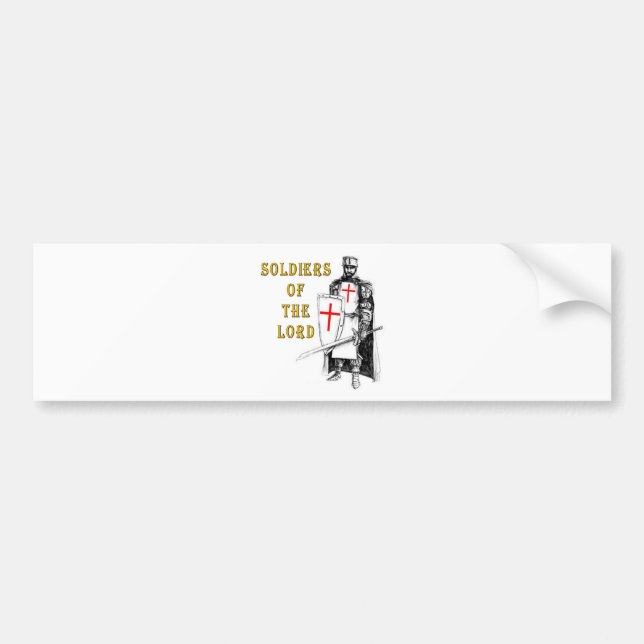 SOLDIERS OF THE LORD BUMPER STICKER (Front)