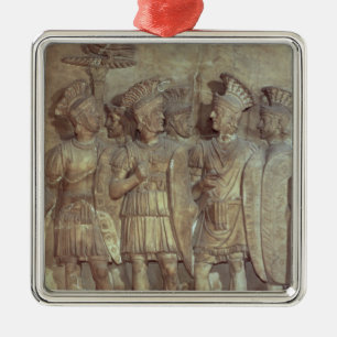 Soldiers of the Praetorian Guard, relief Metal Tree Decoration