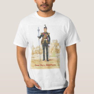 Soldiers of the Queen,Drum Major, Royal Scots T-Shirt