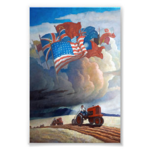 Soldiers of the Soil by Newell Convers Wyeth Photo Print