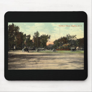 Soldiers Place, Buffalo NY 1908 Vintage Mouse Mat