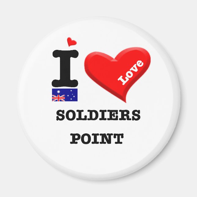 SOLDIERS POINT - I Love Magnet (Front)