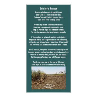 Soldier's Prayer Poster