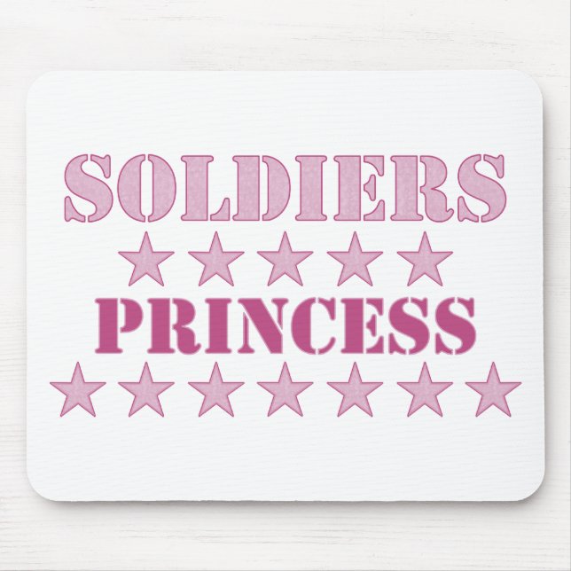 Soldiers Princess Mouse Mat (Front)