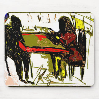 soldiers school girl mouse mat