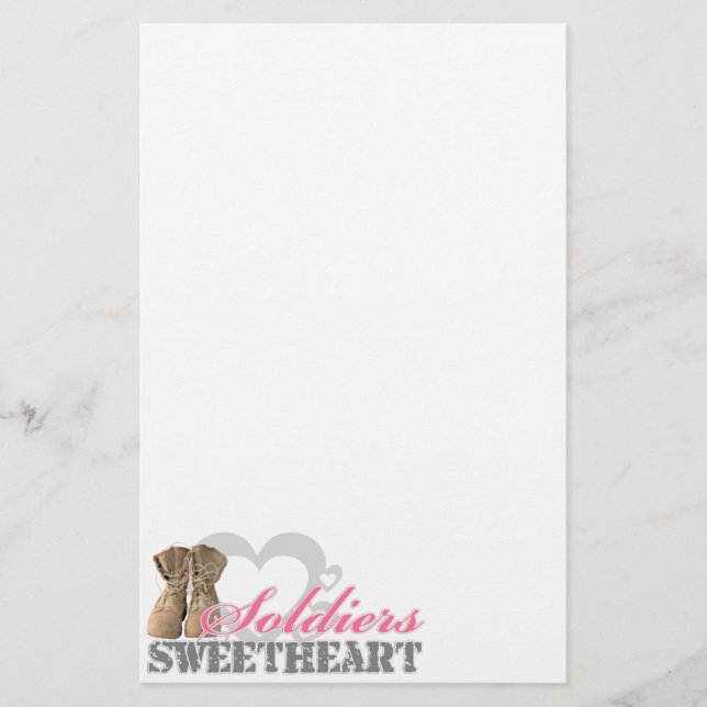Soldiers Sweetheart Stationery (Front)
