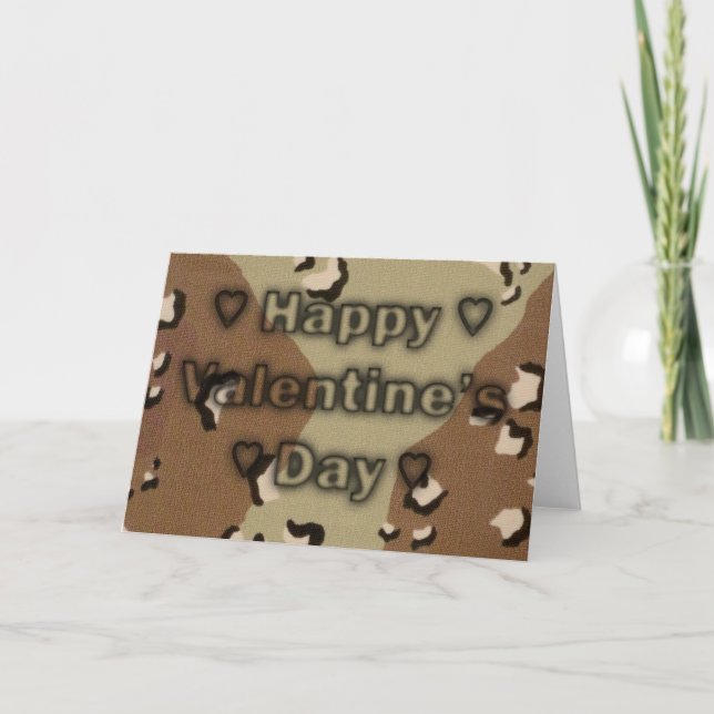 Soldiers Valentine card (Front)