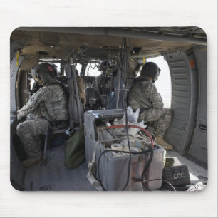 soldiers watch for hazards mouse mat