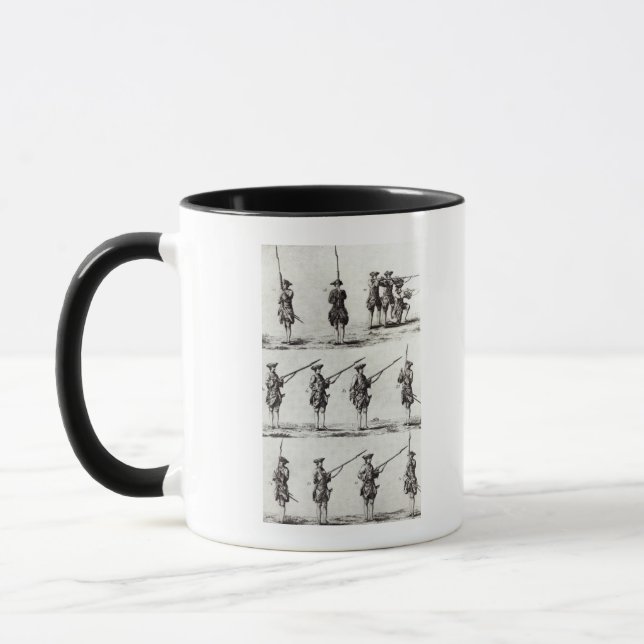 Soldiers with bayonets mug (Left)