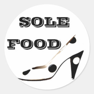 "Sole Food" shoe fanatic stickers
