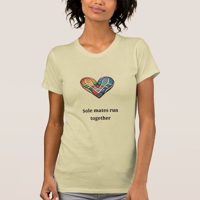 Sole mates run together T-Shirt (Front)