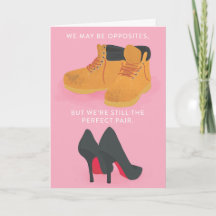 Sole Mates Shoe Valentine's Day Greeting Card