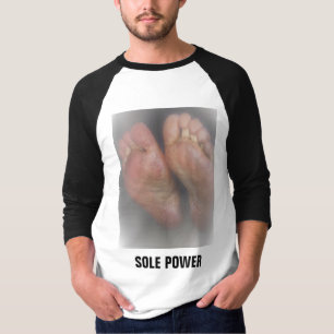 SOLE POWER MEN'S BLACK AND WHITE SHIRT