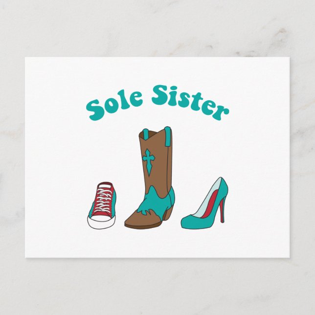 Sole Sister Postcard (Front)