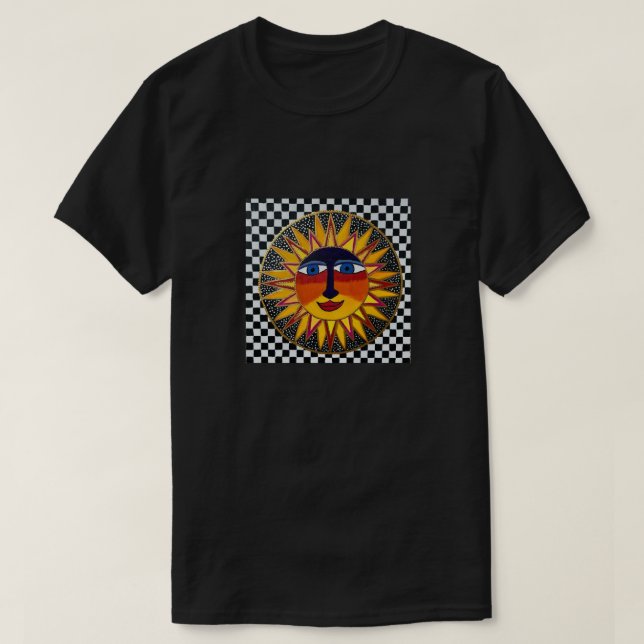 Soleil - Black  T-Shirt (Design Front)