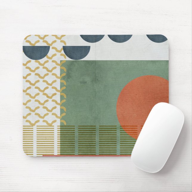 Soleil Rouge III Mouse Mat (With Mouse)