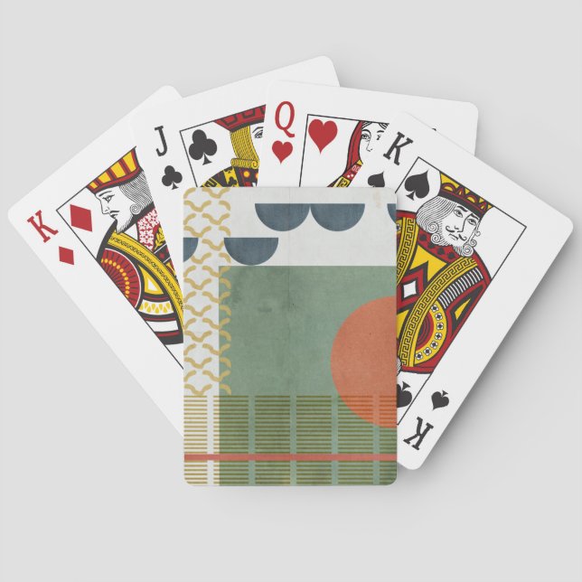 Soleil Rouge III Playing Cards (Back)