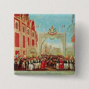 Solemn and Peaceful Entry of the Army 15 Cm Square Badge