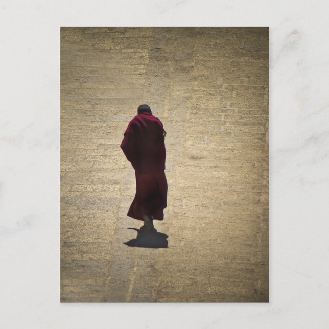 Solemn Monk Postcard (Front)