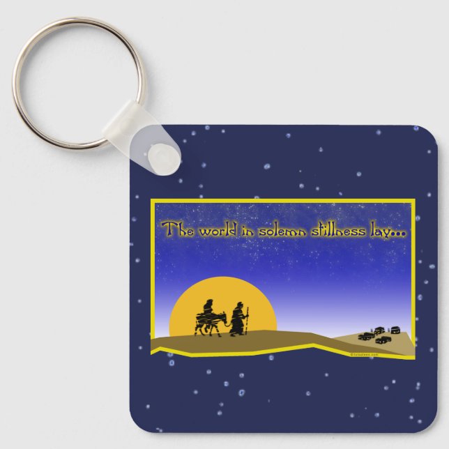 Solemn Stillness Keychain (Front)