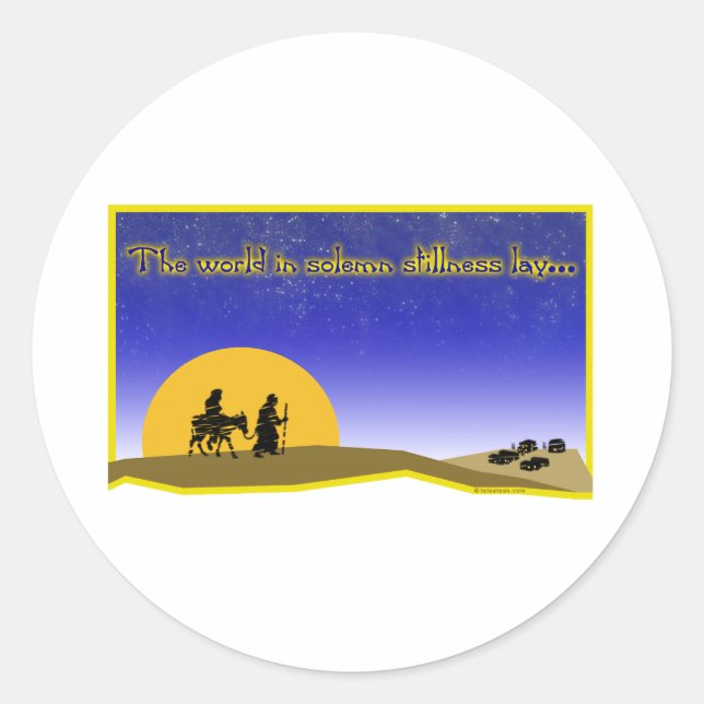 Solemn Stillness Stickers (Front)