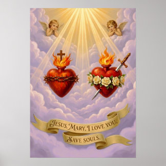 Solemnity of the Sacred Heart of Jesus Catholic Poster
