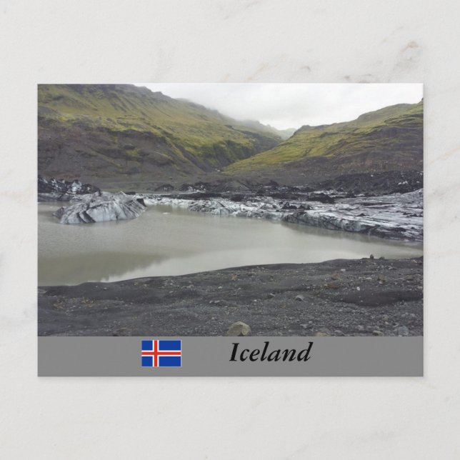 Sólheimajökull Glacier, Iceland Postcard (Front)