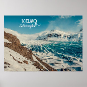 Solheimajokull, Iceland Poster