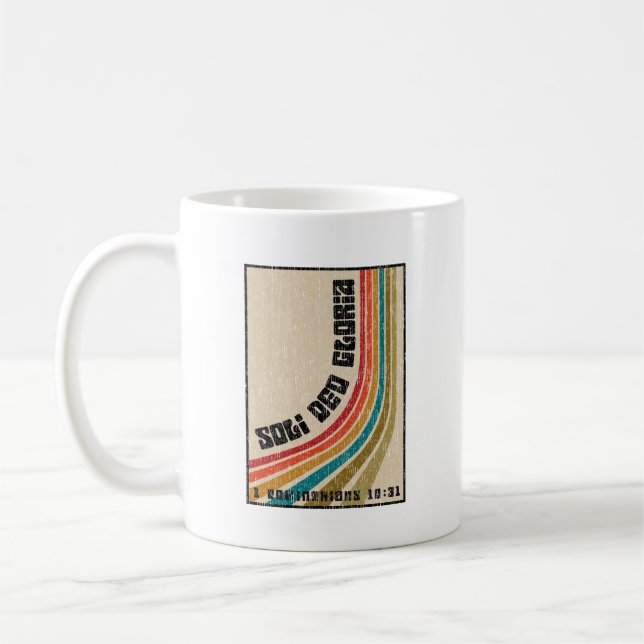 Soli Deo Gloria Coffee Mug (Left)