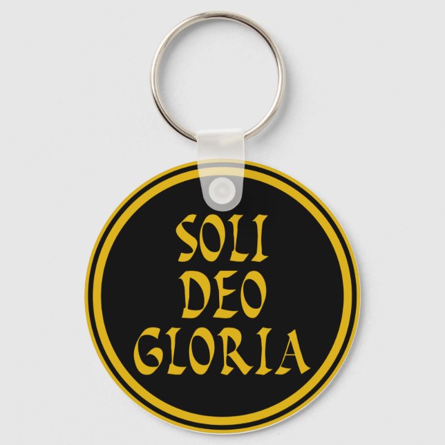Soli Deo Gloria Key Ring (Front)