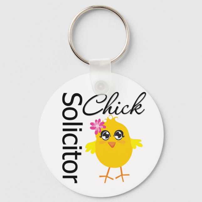 Solicitor Chick Key Ring (Front)
