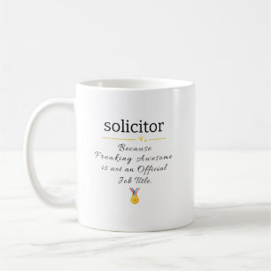 Solicitor Funny Job Title  Coffee Mug