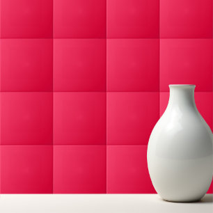 Solid american rose red tile