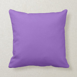 Solid amethyst purple cushion