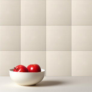 Solid antique white light beige tile
