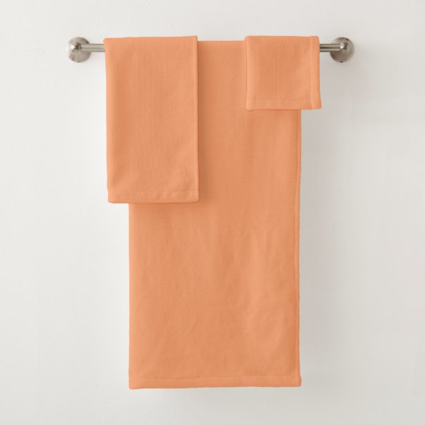 Apricot Bath Towels Zazzle.co.uk