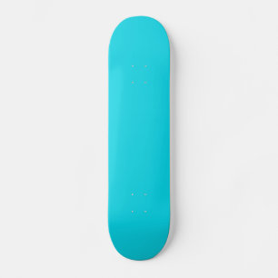 Solid Aqua Blue Skateboard