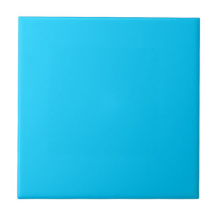 Solid Aqua Blue Tile