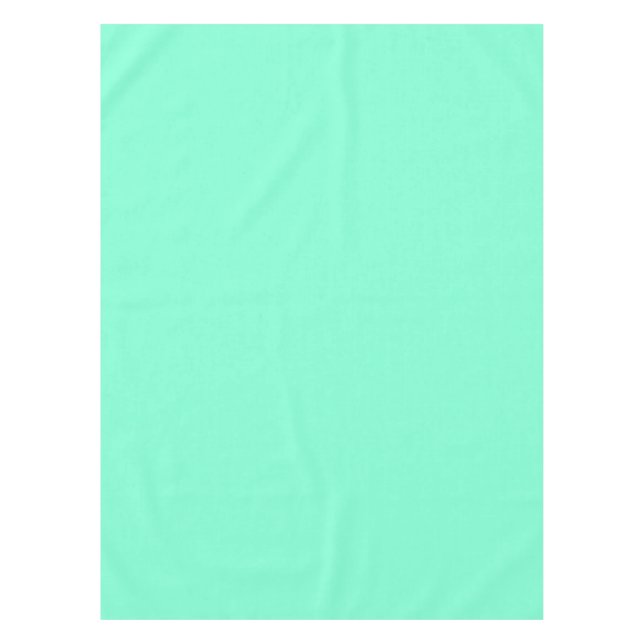 Solid Aquamarine Tablecloth (Front)