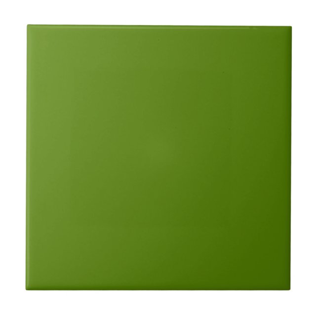 Solid Avocado Green Tile (Front)