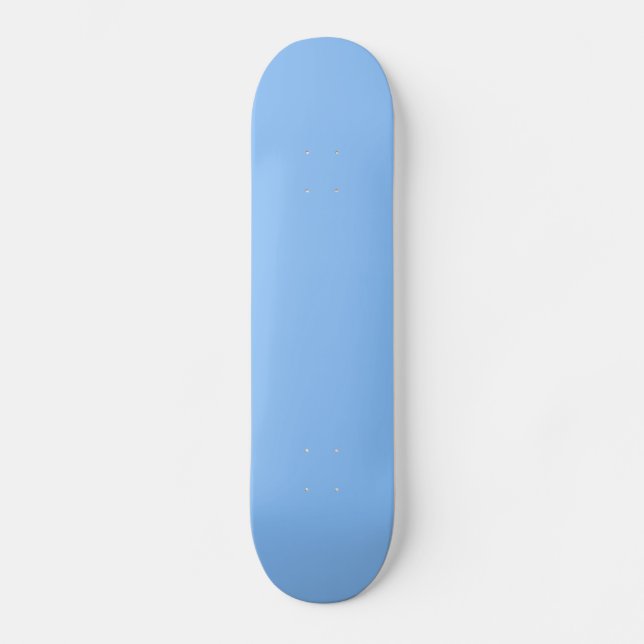 Solid Baby Blue Skateboard (Front)