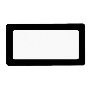 Solid black border blank