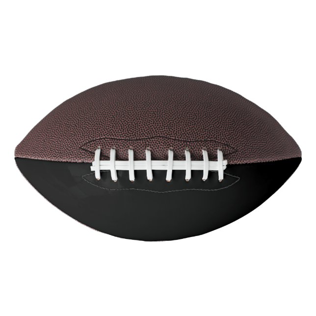 Solid Black Colour American Football (Front)