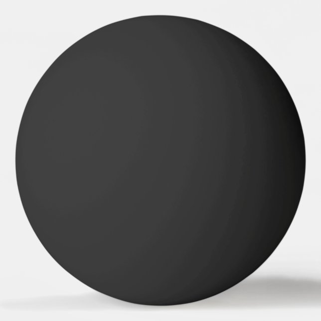 Solid Black Colour Ping Pong Ball (Front)