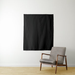 Solid Black Colour Tapestry