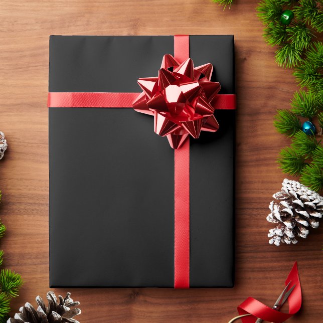 Solid Black Wrapping Paper (Creator Uploaded)