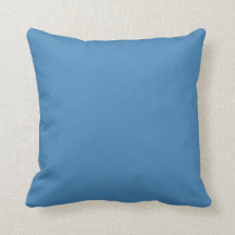 Solid Blue Decorative Pillow